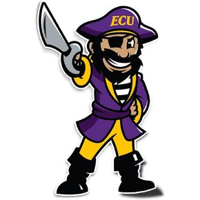 Desert Cactus East Carolina University Sticker Pirates ECU Vinyl Decal Laptop Water Bottle Car Scrapbook (IND 57)