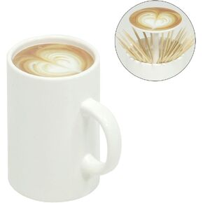 Toothpick Holder Box Coffee Cup Shaped Automatic Retractable Toothpick Dispenser for Wooden Toothpicks