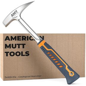 AMERICAN MUTT TOOLS Rock Hammer – Heavy Duty 22oz Rock Pick Hammer – Rock Hammer Geology Tools, Geology Hammer, Geological Hammer, Geo Pick, Geology Pick, Slate Hammer, Geode Hammer, Mining Hammer