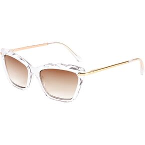 FEISEDY Vintage Cat Eye Reading Sunglasses Full Lens Women Sun Reader Glasses Spring Hinges B2896