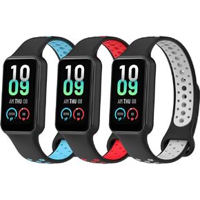 FitTurn Wrist Band Compatible for Amazfit Band 7 Strap,Colorful Wristband Strap for Amazfit Band 7, Band7 Replacement Band Bracelet