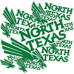 Desert Cactus University of North Texas Sticker UNT Mean Green Stickers Vinyl Decals Laptop Water Bottle Car Scrapbook T3 (Type 3-1)