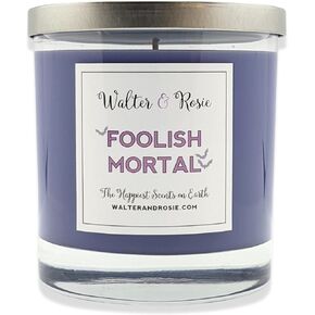Walter & Rosie Candle Co. - شمعة معطرة Foolish Mortal 11oz مستوحاة من روائح ديزني - رائحة مثل منتجعات ديزني - أسعد الروائح على وجه الأرض - مزيج الصويا - ما يصل إلى 40 ساعة