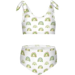 Girls' Swimwear 2-Piece Bikini Set Beachwear 3-10T