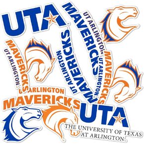 Desert Cactus The University of Texas at Arlington Stickers UTA Mavericks Vinyl Decals Laptop Water Bottle Car Scrapbook T2 (Type 2)