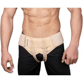 Wonder Care Hernia Belt for Men Inguinal - Hernia Truss, Groin Brace Hernia Support for Men, Removable Compression Pads & Adjustable Groin Straps, Double inguinal Hernia Support for Men, Medium