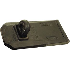 ABUS 130/180 Granit Hasp, 6-1/8" Length, Black
