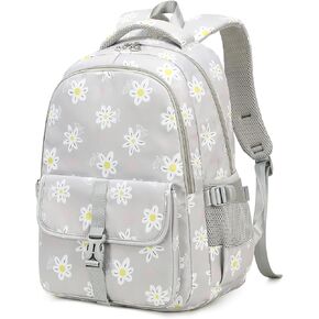 Daisy Print Backpacks for Girls School Backpack for Girls Kids Elementary School Bags Girls Backpacks
