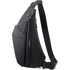 Sling Bag Anti-theft Chest Crossbody Waterproof Shoulder Cool Backpack Travel Personal Pocket for Men and Women