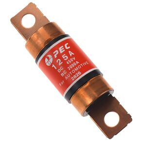 New Energy High Voltage Automotive Fuse 125Amp DC450V BC2000A #2826 New Energy Vehicle Fuse