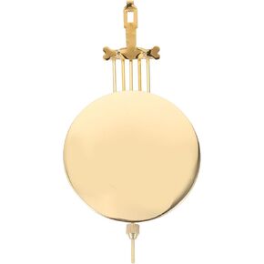GANAZONO Hair Scrunchies Wall Clock Pendulum Replacement,Mechanical Clock Pendulum Part Grandfather Clock Parts Repair Part Clock Accessories Golden Clocks