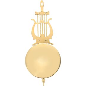 GANAZONO Hair Scrunchies Wall Clock Pendulum Replacement,Mechanical Clock Pendulum Part Grandfather Clock Parts Repair Part Clock Accessories Golden Clocks
