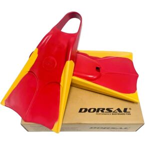 DORSAL Bodyboard Bodysurfing Floating Swimfins (Flippers) Comfortable Natural Gum Rubber for Swimming, Diving, Surfing