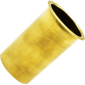 MARINE CITY Brass Drain Tube Corrosion Resistant Easy Functional and Smooth Design 1 x 1-7/8 Inches for Boats – Marines – Transom – Motor Well – Live well – Baitwell (Pack of 1)