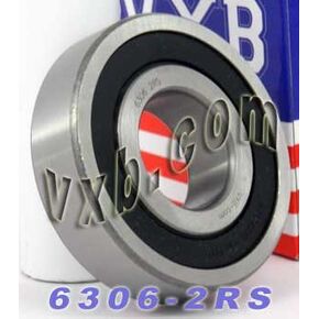 6306-2RS Bearing 30x72x19 Sealed Ball Bearings
