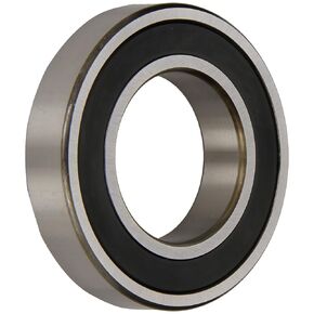 NSK 6203VV Deep Groove Ball Bearing, Single Row, Double Sealed, Non-Contact, Pressed Steel Cage, Normal Clearance, Metric, 17mm Bore, 40mm OD, 12mm Width, 17000rpm Maximum Rotational Speed, 1079lbf Static Load Capacity, 2147lbf Dynamic Load Capacity