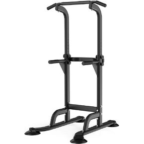 Power Tower Pull Up Bar and Dip Station, Multi-Function Home Gym, Strength Training Fitness Equipment, Height Adjustable in Kuwait