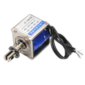 Heyiarbeit DC 12V 20N Push Pull Type Solenoid Electromagnet 2A Stroke Open Frame Solenoid, Linear Motion, JF-0826B-12V