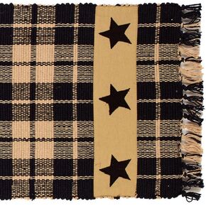 The Country House Collection Black Farmhouse Star 36" Table Runner (1)
