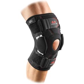 McDavid Knee Brace with Side Hinges. Maximum Knee Support & Compression for Stability & Recovery Aid, Patella Tendon Support, Tendonitis Pain Relief, Ligament Support, Hyperextension. Men & Women