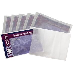 Ever Ready First Aid Disposable Cold Pack with Non-Woven Cover 6 x 9-6 Pack