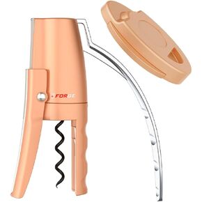 Forge Premium Quality Lever Corkscrew Wine Opener with Foil Cutter