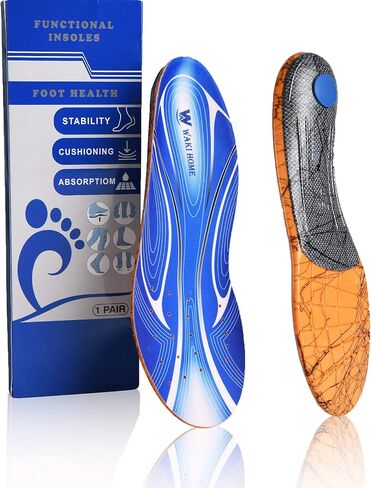 Orthotics Insoles/Inserts/Pads with Arch Supports for Flat Feet,Plantar Fasciitis,Feet Pain,Pronation,Heel Pain for Men and Women Shoes in Saudi Arabia