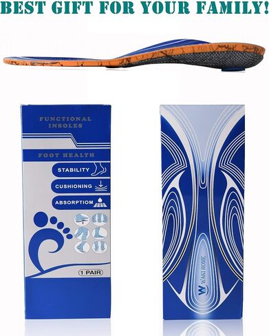 Orthotics Insoles/Inserts/Pads with Arch Supports for Flat Feet,Plantar Fasciitis,Feet Pain,Pronation,Heel Pain for Men and Women Shoes in Saudi Arabia