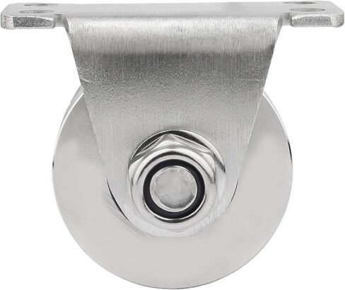 1 Piece Groove Wheel Pulley 304 Stainless Steel Pulley Block Super Silent Detachable Duplex Bearing for DIY Gym Equipment, Sliding Gate with Mounting Screws and Expansion Pipes U Type in Saudi Arabia