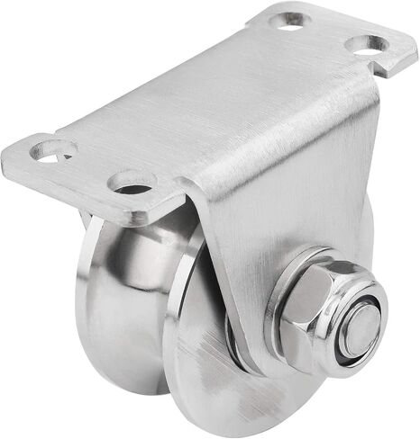1 Piece Groove Wheel Pulley 304 Stainless Steel Pulley Block Super Silent Detachable Duplex Bearing for DIY Gym Equipment, Sliding Gate with Mounting Screws and Expansion Pipes U Type in Saudi Arabia