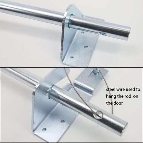 Security Door Bar Door Stopper Door Barricade Security Bar Home Defense Security Devices for Front Door-44 inch in Kuwait