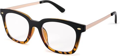 FEISEDY Reading Glasses, Blue Light Blocking, Square Oversized Glasses for Women and Men, B4096 in Saudi Arabia