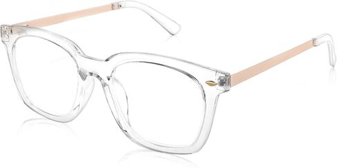 FEISEDY Reading Glasses, Blue Light Blocking, Square Oversized Glasses for Women and Men, B4096 in Saudi Arabia
