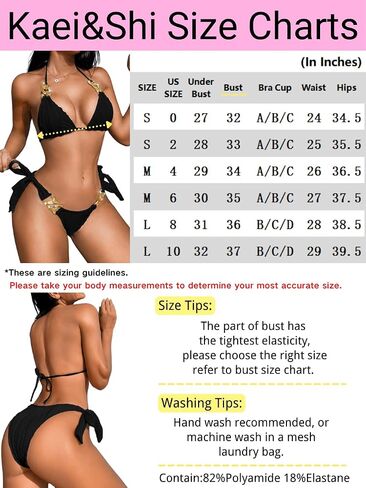 Kaei&Shi Bathing Suit for Women 2 Piece Bikini,Chain Triangle Bikini Sets,High Cut Cheeky Sexy Two Piece Beach Swimsuit in Saudi Arabia