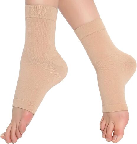 SPOTBRACE Medical Compression Breathable Ankle Support Men Women, Elastic Thin Ankle Brace, Pain Relief Ankle Sleeve for Unisex Ankle Swelling, Achilles Tendonitis, Plantar Fasciitis and Sprained in Saudi Arabia