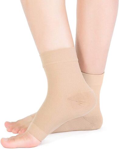 SPOTBRACE Medical Compression Breathable Ankle Support Men Women, Elastic Thin Ankle Brace, Pain Relief Ankle Sleeve for Unisex Ankle Swelling, Achilles Tendonitis, Plantar Fasciitis and Sprained in Saudi Arabia