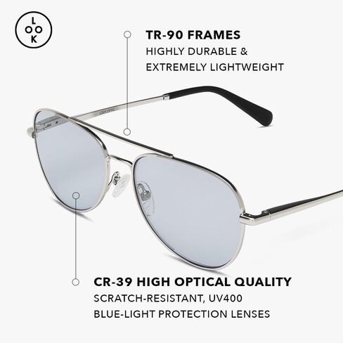 LOOK OPTIC Cooper Tint - Stylish, Unisex, High Optical Quality Readers - Comfortable, Scratch Resistant Reading Glasses in Saudi Arabia