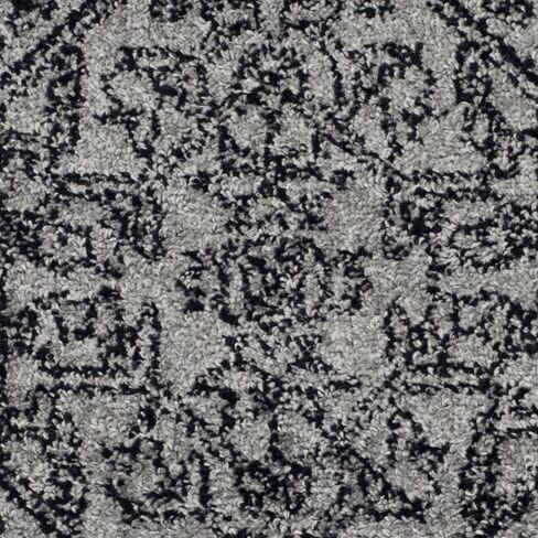 SAFAVIEH Adirondack Collection Accent Rug - 2'6" x 4', Silver & Black, Oriental Medallion Design, Non-Shedding & Easy Care, Ideal for High Traffic Areas in Entryway, Living Room, Bedroom (ADR108A) in Saudi Arabia