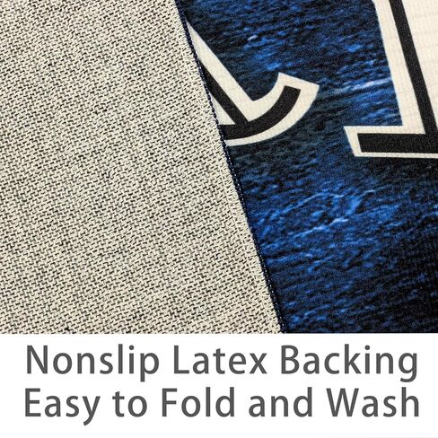 غرفة الغسيل البساط حصيرة 2X6Ft طويلة مزرعة الغسيل حصيرة للأرضية خمر المطبخ حصيرة نونسليب قابل للغسل عداء البساط حوض الغسيل حصيرة Mudroom حصيرة للداخلية في الهواء الطلق ديكور المنزل، الأزرق in Kuwait