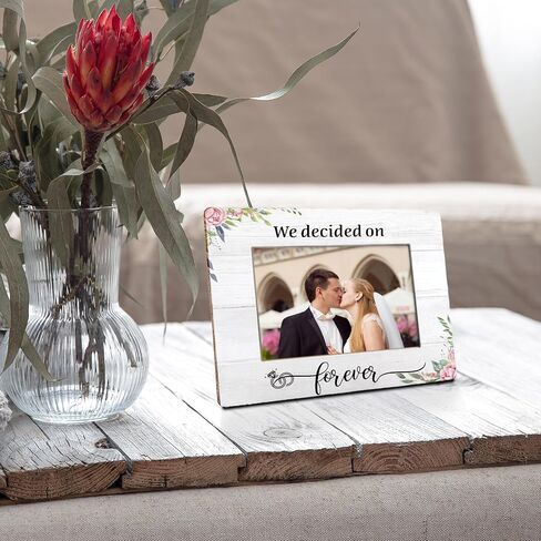 Engagement Picture Frame 8x10, Wedding Picture Frame, Wedding Picture Frames for Couple, Engagement Gifts for Newly Engaged Couples, The Best is Yet to Come Engagement Wedding Photo Frame 5X7 in Saudi Arabia