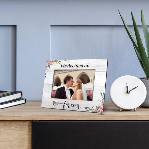 Engagement Picture Frame 8x10, Wedding Picture Frame, Wedding Picture Frames for Couple, Engagement Gifts for Newly Engaged Couples, The Best is Yet to Come Engagement Wedding Photo Frame 5X7 in Saudi Arabia