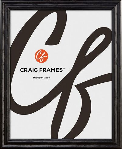 إطارات Craig Wiltshire 200، إطار صورة مقاس 26 × 32 مطفي لصورة مقاس 22 × 28، أسود أبنوسي in Saudi Arabia
