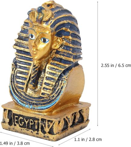 BESPORTBLE 1pc Egyptian Pharaoh Tutankhamun Figurine Resin Crafts Desktop Decorations Pharaoh King Decor in Saudi Arabia