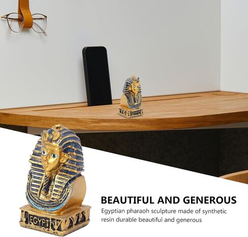 BESPORTBLE 1pc Egyptian Pharaoh Tutankhamun Figurine Resin Crafts Desktop Decorations Pharaoh King Decor in Saudi Arabia