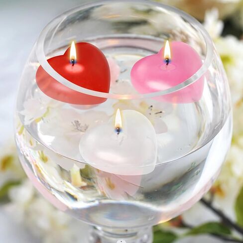 24 قطعة من الشموع العائمة البيضاء، أقراص شمع غير معطرة بدون قطرات، شموع عائمة، أقراص عائمة صغيرة للقطع المركزية، والمزهريات الأسطوانية، وحفلات الزفاف، والحفلات، وديكور المنزل in Kuwait