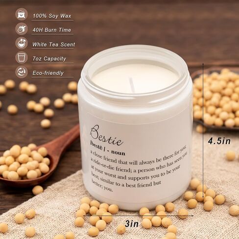 أفضل هدايا عيد ميلاد Best Friend للنساء، هدايا الصداقة، شمعة معطرة، أفكار هدايا عيد الميلاد المضحكة لها، الأصدقاء الإناث، BFF، Bestie، Sister (Bestie) in Kuwait
