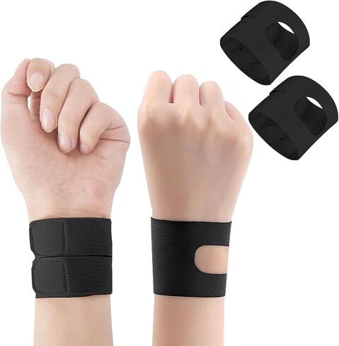 TFCC Wrist Brace Ulnar Wrist Brace with Compression Rring Pad for TFCC Tear, Repetitive Wrist Use Injury,Carpal Tunnel Pain & Tendonitis Relief,Fits Both Wrists (M(6.5"-7.9")) in Saudi Arabia