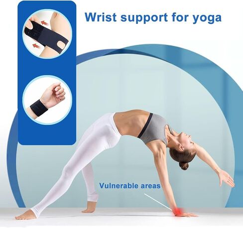 TFCC Wrist Brace Ulnar Wrist Brace with Compression Rring Pad for TFCC Tear, Repetitive Wrist Use Injury,Carpal Tunnel Pain & Tendonitis Relief,Fits Both Wrists (M(6.5"-7.9")) in Saudi Arabia