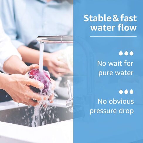 فلتر مياه Waterdrop F-2000، 4204490، بديل لـ Sub-Zero® 4204490، 4290510، F-2000 & F-2000s، F-1000 & F-1000s، نظام ترشيح F-3000، AquaPure AP Easy C-Complete، مياه تحت الصفر منقي in Saudi Arabia