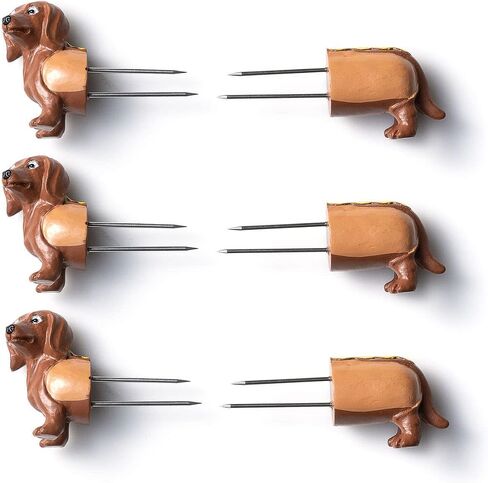 Outset Corn Holders, Dachshund Design, Set of 8 in Saudi Arabia